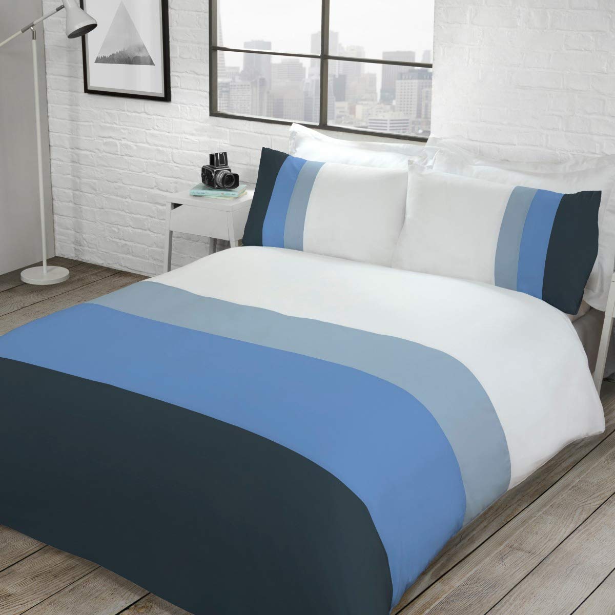 Colour Block - Duvet Cover & Pillowcase Set