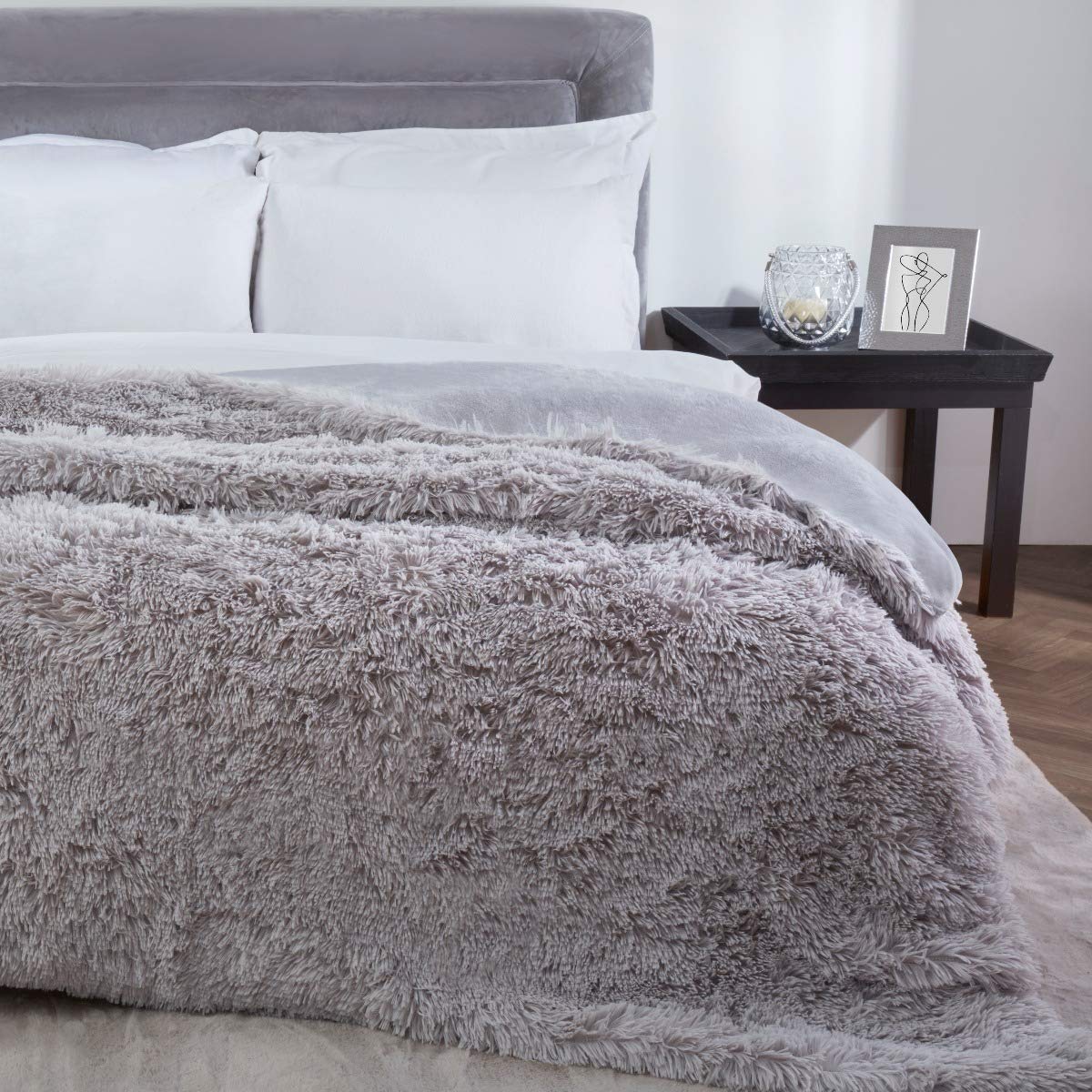 Long Pile Faux Fur - Throw