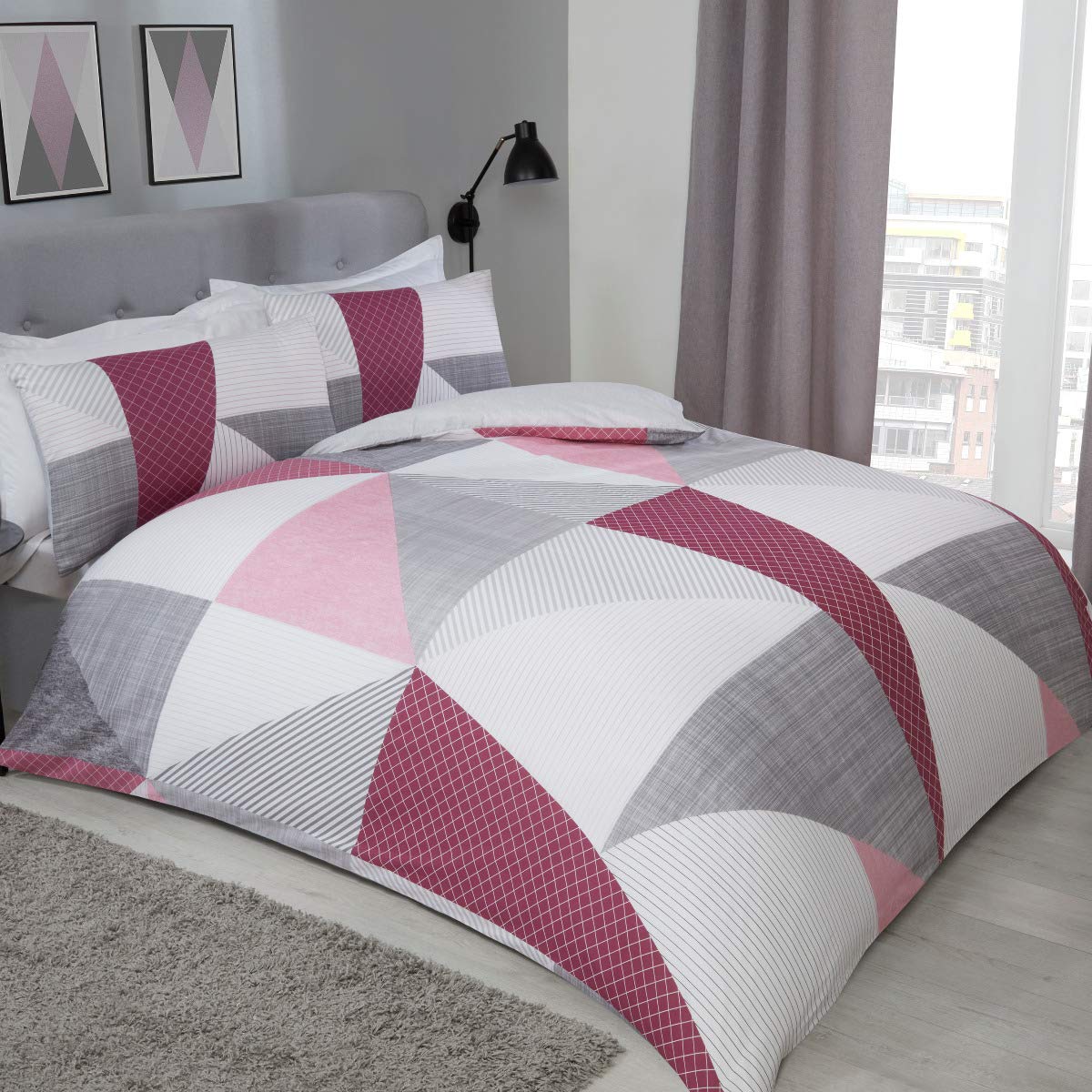 Splice Geo - Duvet Cover & Pillowcase Set