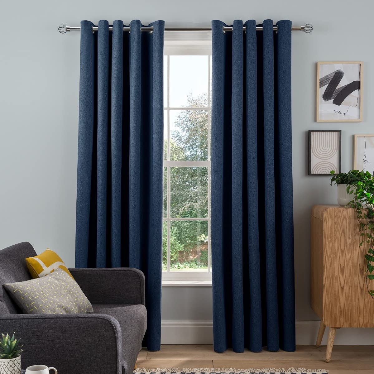 Tonal Fleck - Eyelet Blackout Curtains