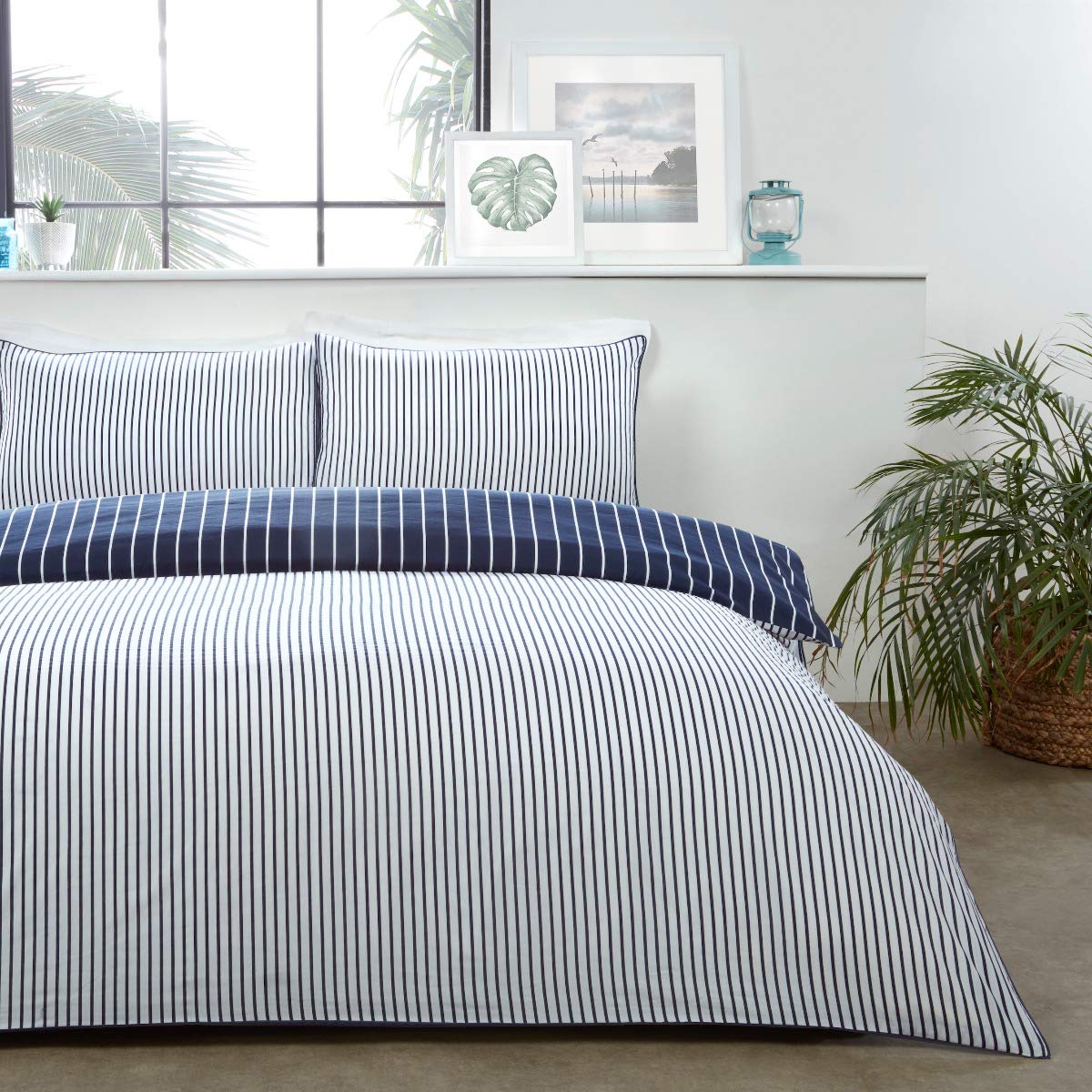 Mini Stripe - Reversible Duvet Cover & Pillowcase Set
