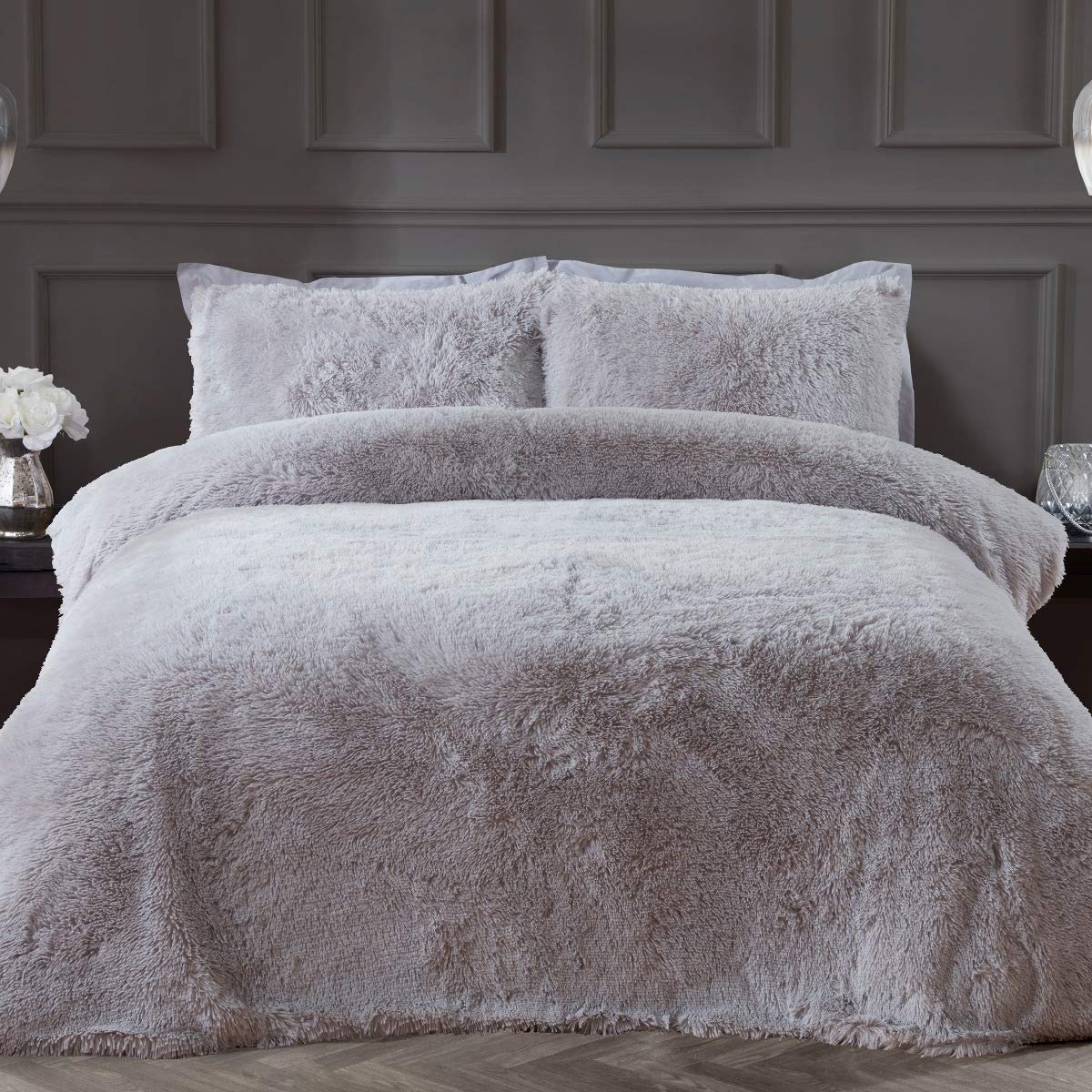 Long Pile Faux Fur - Duvet Cover & Pillowcase Set