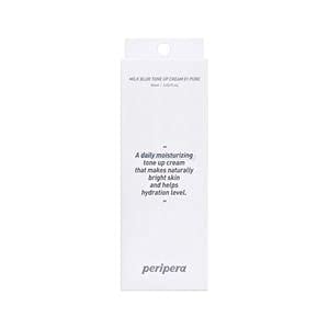 Peripera Milk Blur Pure Tone Up Cream - Moisturises, Hydrates and Brightens Skin Tone, Suitable for Sensitive Skin