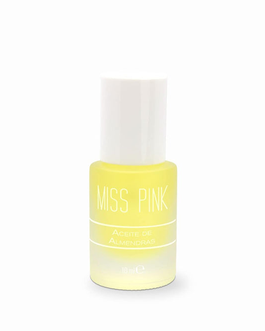Miss Pink Almond Oil Nail Care - For Hydration & Healthier Nails - 10ml Yellow