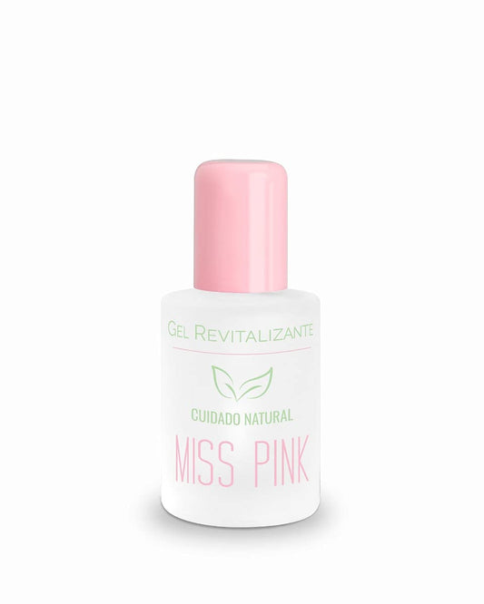 Miss Pink Natural Line Revitalizing Nail Gel - For Regeneration & Nail Health - No.14 - 10ml Clear