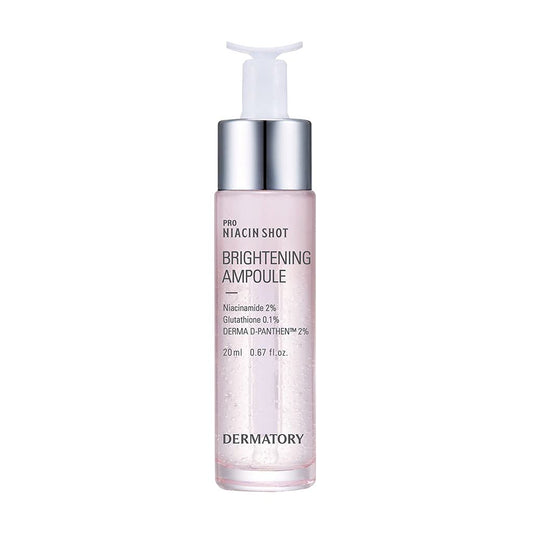 Dermatory Pro Niacin Shot Brightening Ampoule - Improved Skin Tone Serum For Sensitive Skin - 20ml
