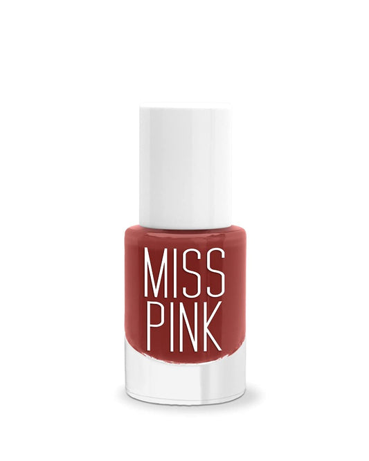 Miss Pink High Gloss Nail Polish Lacquer - High Coverage, Long Lasting, Shiny