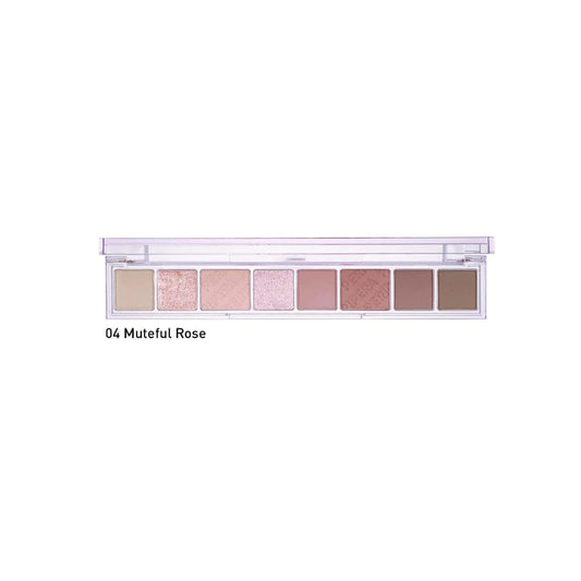 Peripera All Take Mood Palette Makeup - 8 Shades Eyeshadow - Matte Glitter Shimmer
