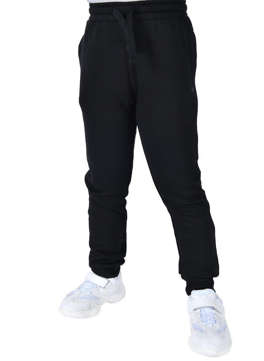 M17 Kids Boys Slim Leg Fleece Jogging Bottoms Casual Pants School PE Sports Trousers Joggers with Pockets