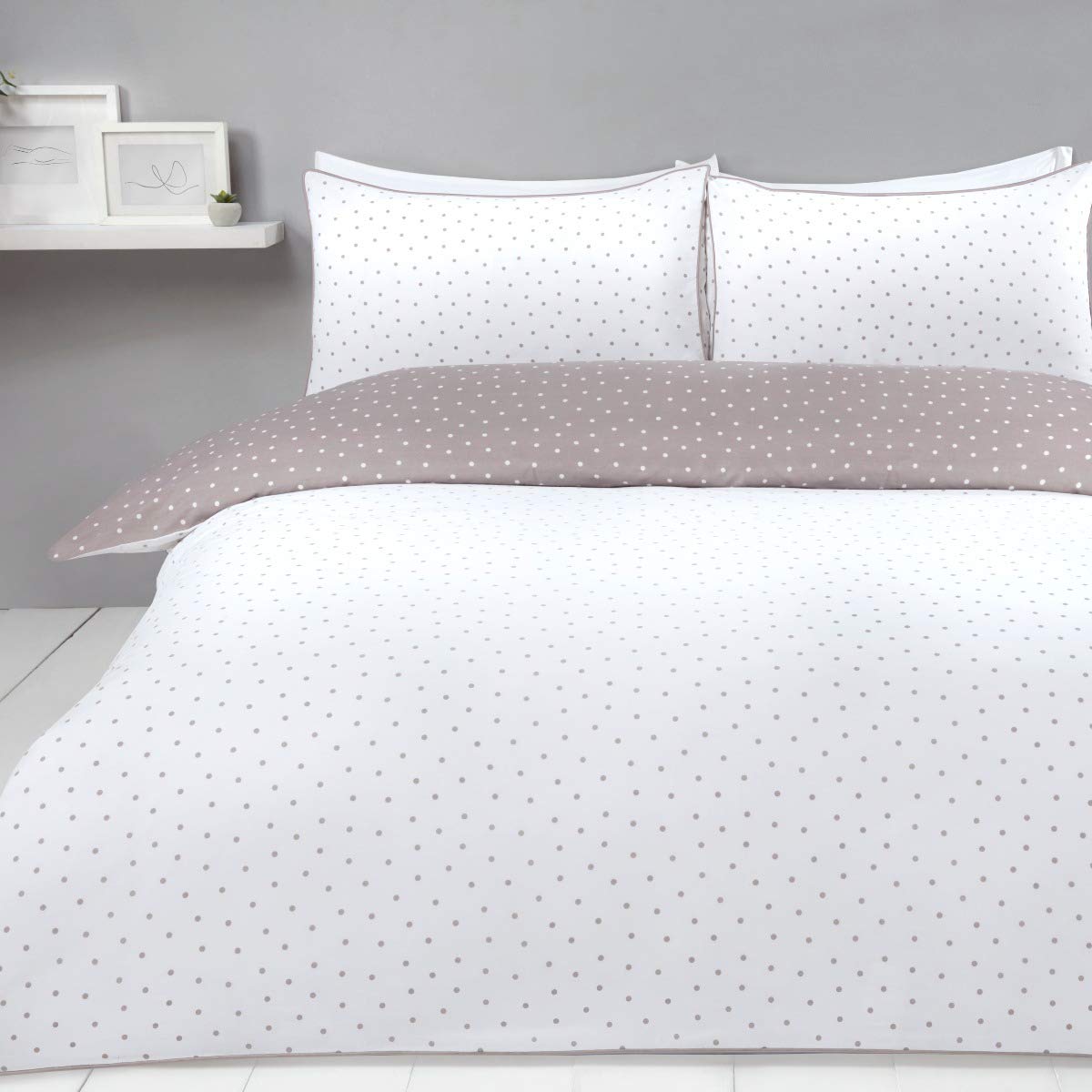 Mini Polka Dots - Reversible Duvet Cover and Pillowcase Set