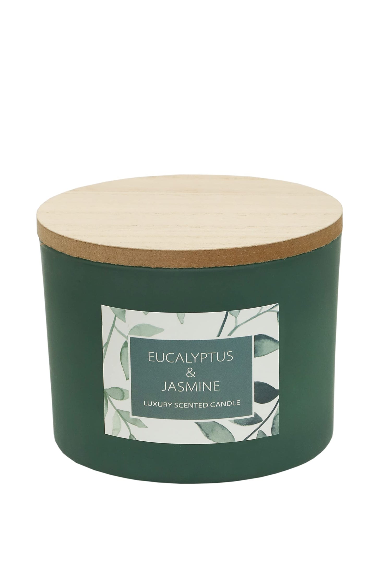 Botanical 2 Wick Candle Jar - Eucalyptus & Jasmine - 325g