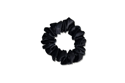 Sleepdown 100% Silk Scrunchies Soft and Comfortable for Womens & Girls - 22 Momme - Multi (Black/Silver Grey/Champagne)