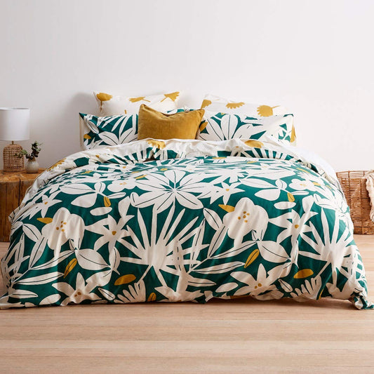 Arren Floral - Reversible Duvet Cover & Pillowcase Set