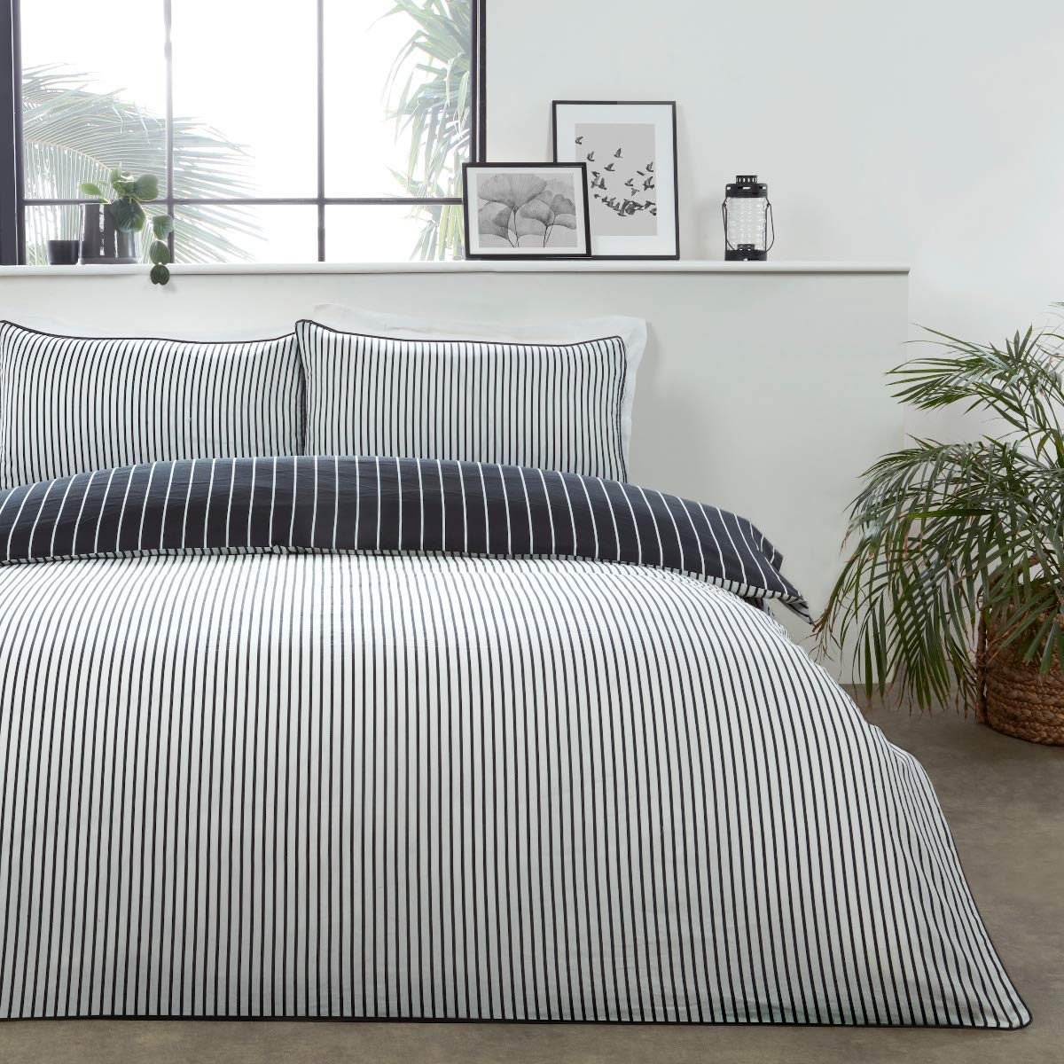 Mini Stripe - Reversible Duvet Cover & Pillowcase Set