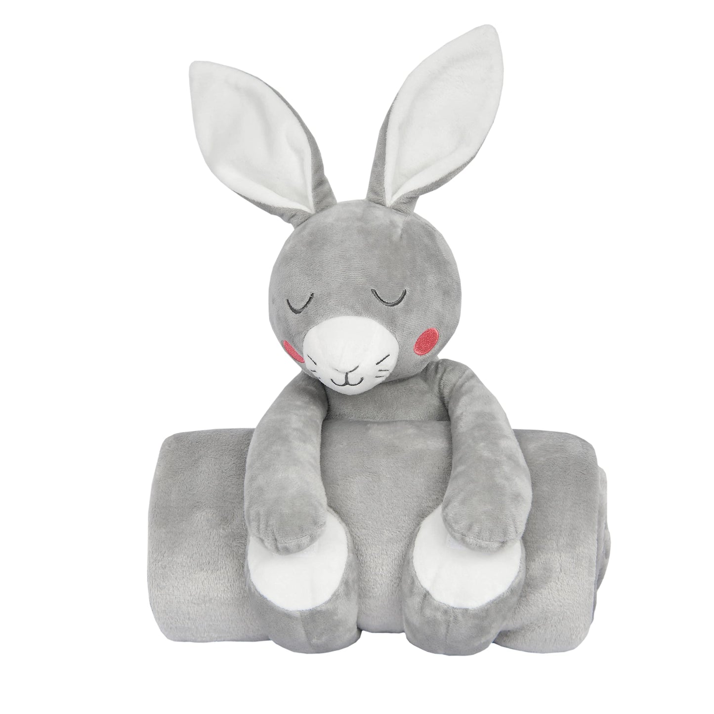 Cuddly Rabbit - Plushie & Throw Set