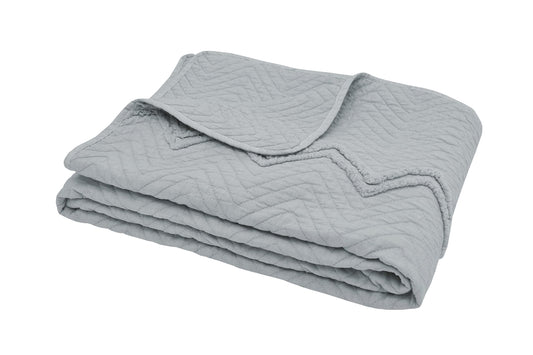 Sleepdown Zig Zag Tufted Throw Over Sofa Super Soft Warm Cosy Luxury Blanket Bedspread