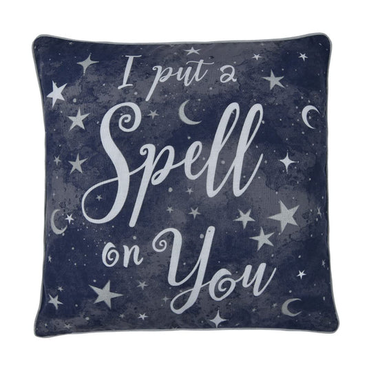 Sleepdown Celestial Stars Metallic Filled Cushion Soft Decorative Square Piped Edge Cushion For Home Decor Sofa Bedroom