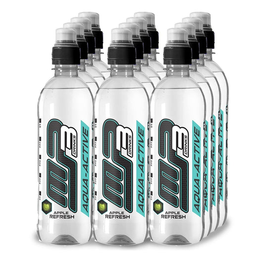 MP3 Sports Active Aqua Drinking Water, Sugar-Free Low Calories L-Carnitine Fat Burner Drink, Ready to Drink