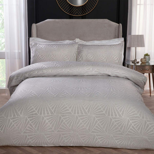 Geo Metallic - Duvet Cover & Pillowcase Set