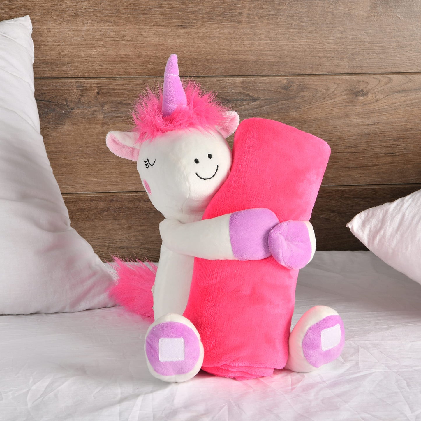 Cuddly Unicorn - Plushie & Throw Set