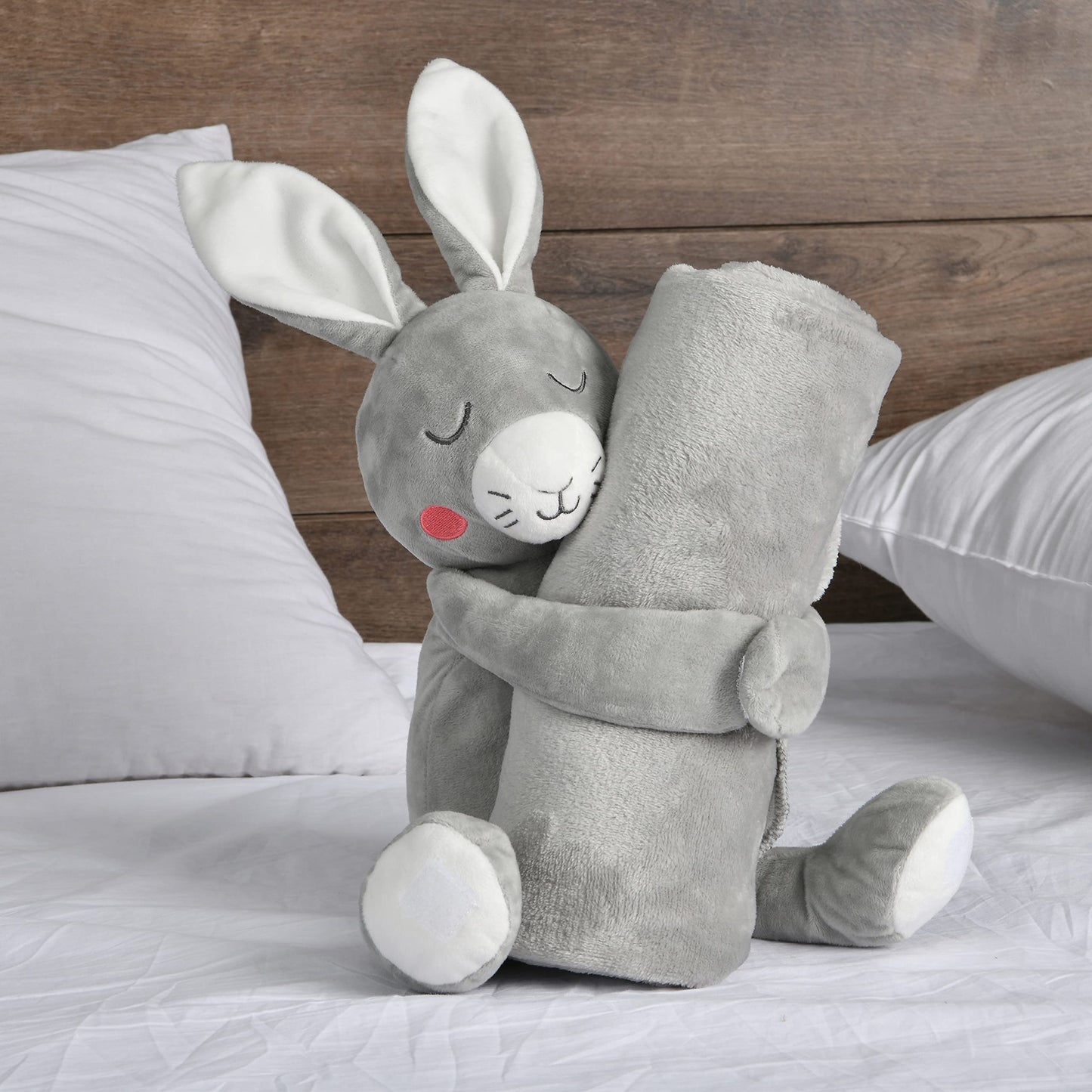 Cuddly Rabbit - Plushie & Throw Set