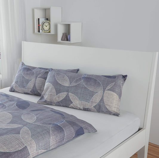 Sleepdown Geometric Illusion Grey 100% Cotton